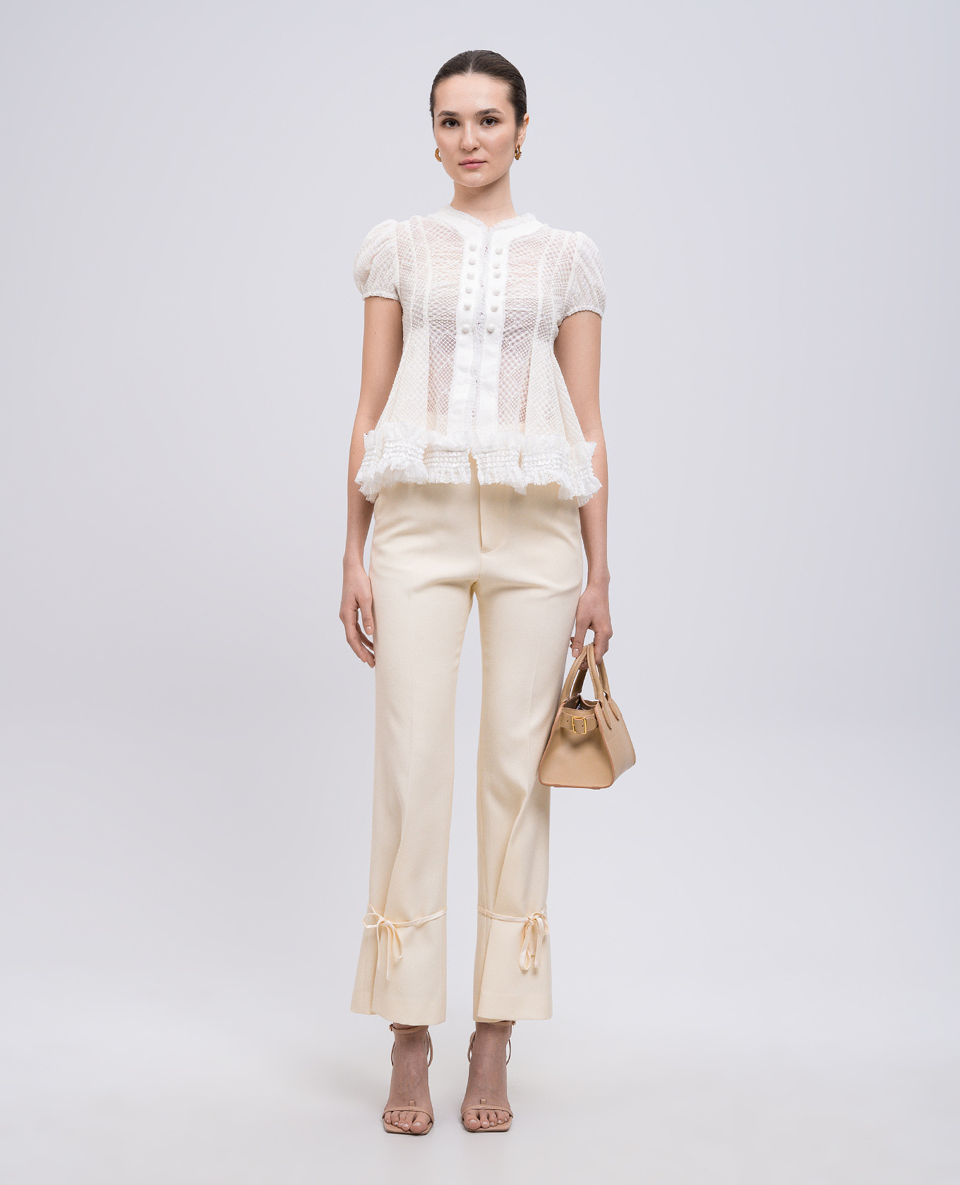 

Beige lace top Rokh