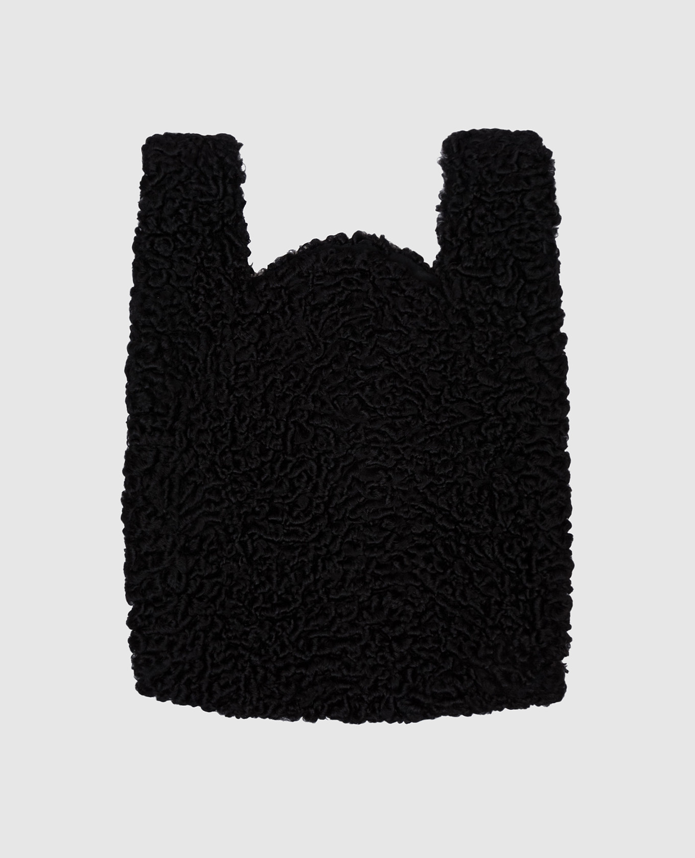 

Black bag with fur Simonetta Ravizza