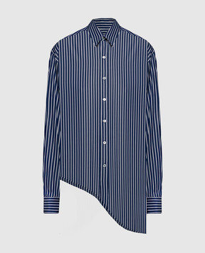 SSHEENA CANOTTA blue striped shirt 24SSCANOTTATS24008