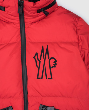 Moncler Grenoble ENFANT Verdons children's red down jacket J29571A000055399E46