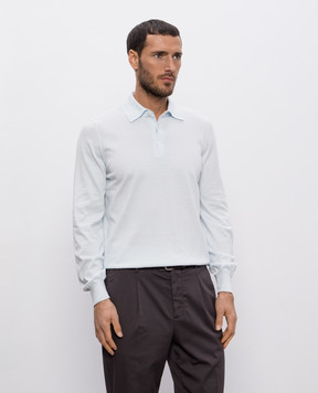 Brunello Cucinelli Blue polo M29800135