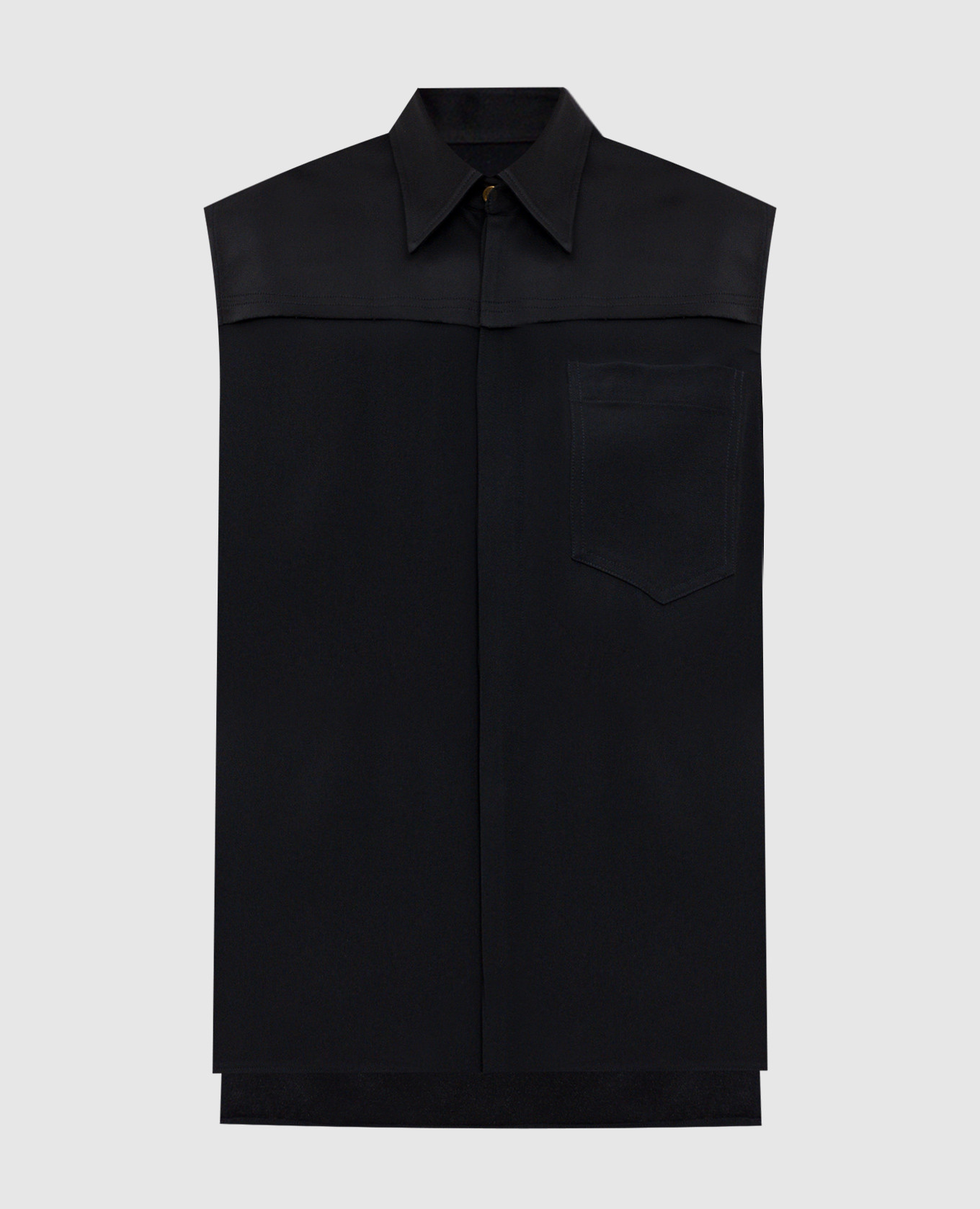 

Black blouse with logo Ami Paris