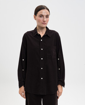 CITIZENS OF HUMANITY Kayla brown corduroy shirt 91031548
