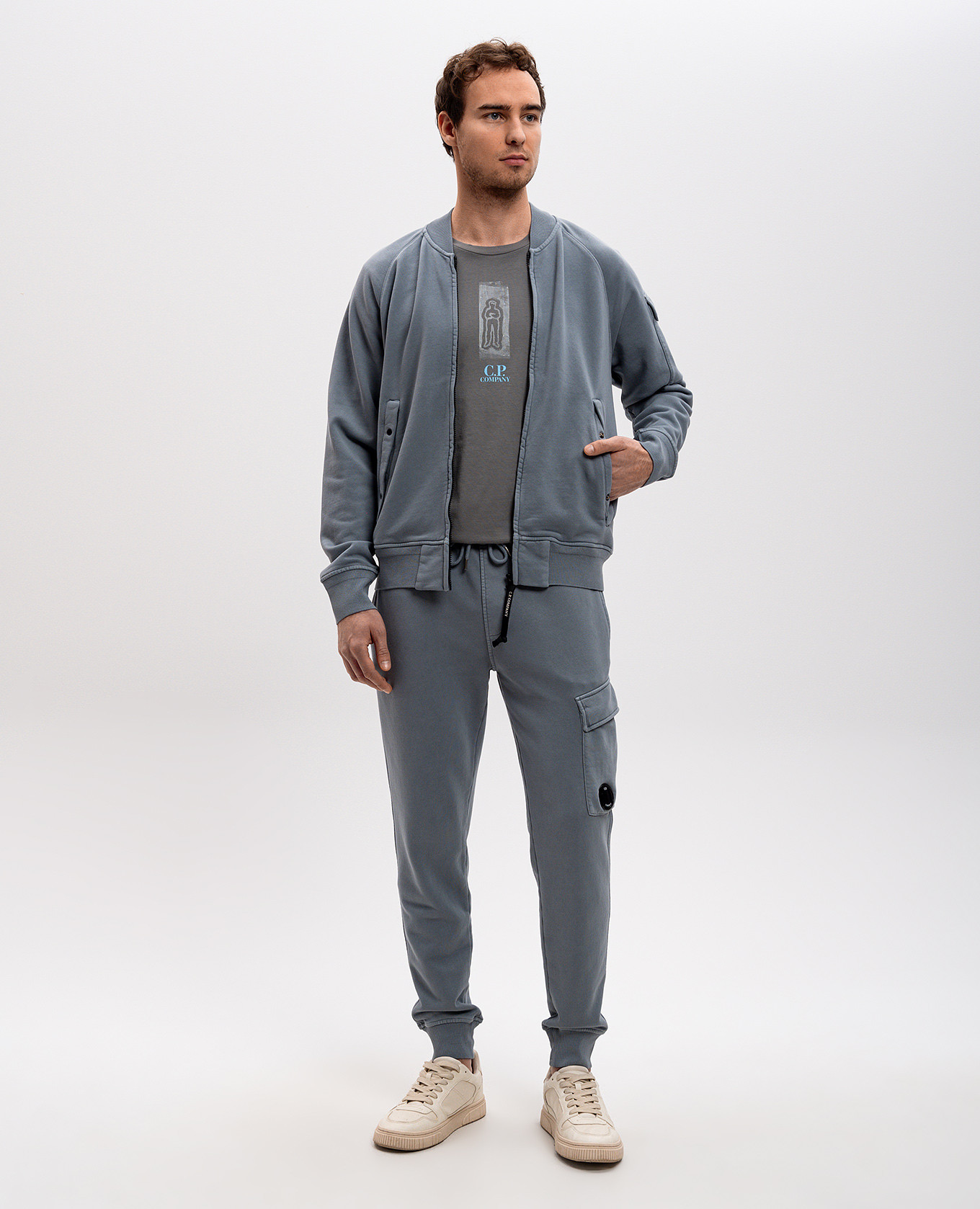 

Gray T-shirt with print C.P. Company, Grey