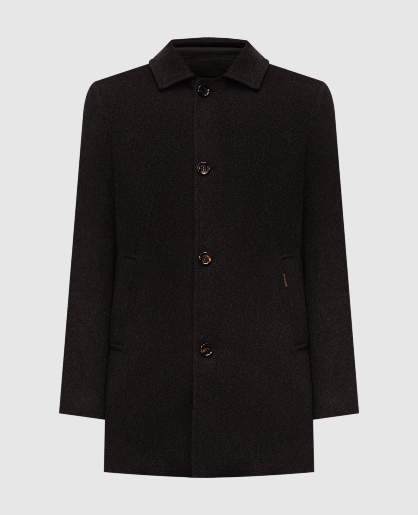 

MONFERRATO brown cashmere jacket MooRER