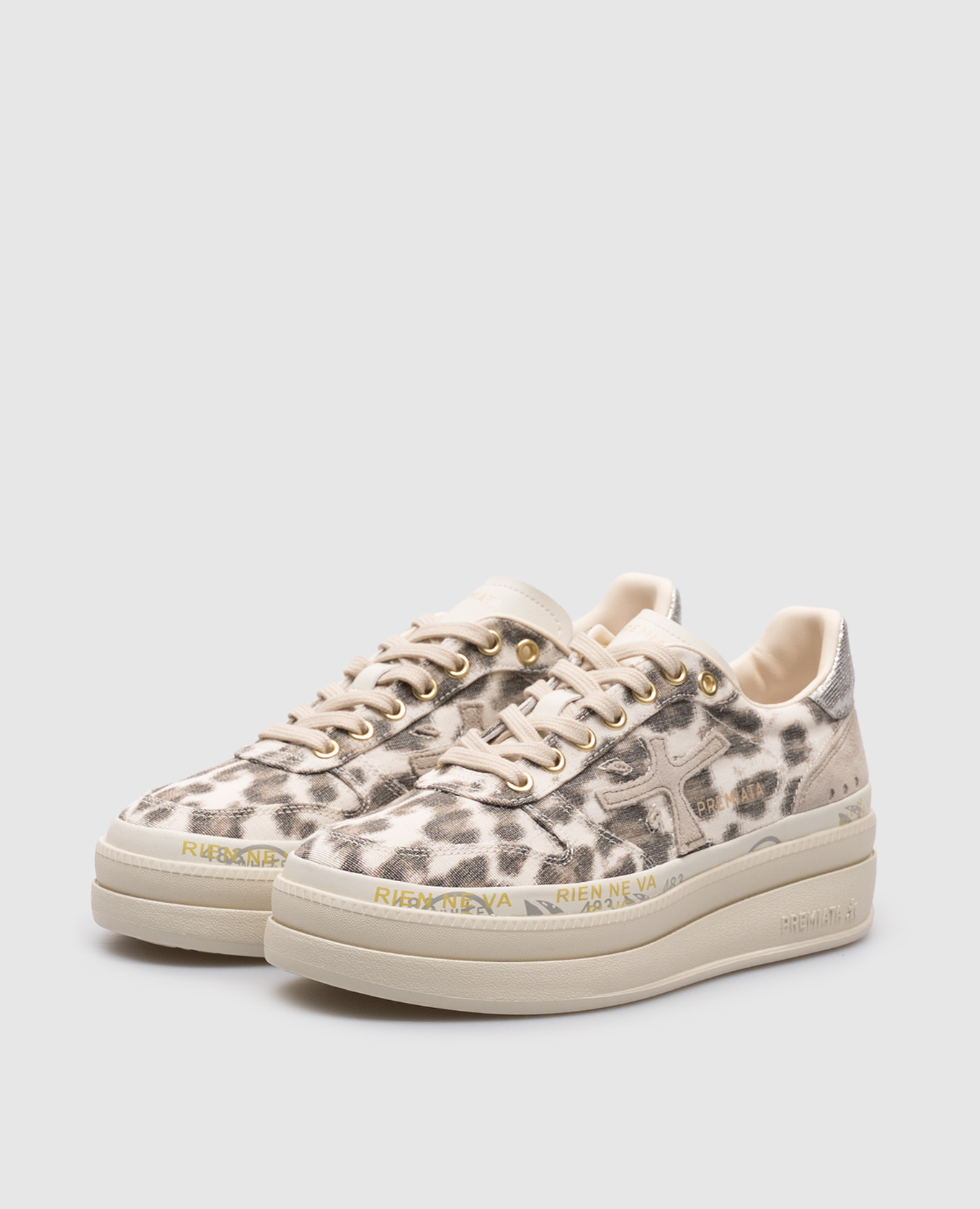 

MICOL beige sneakers with animal print Premiata
