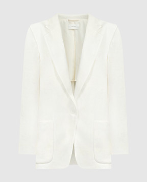 The Row Enza white linen jacket 7800W2929