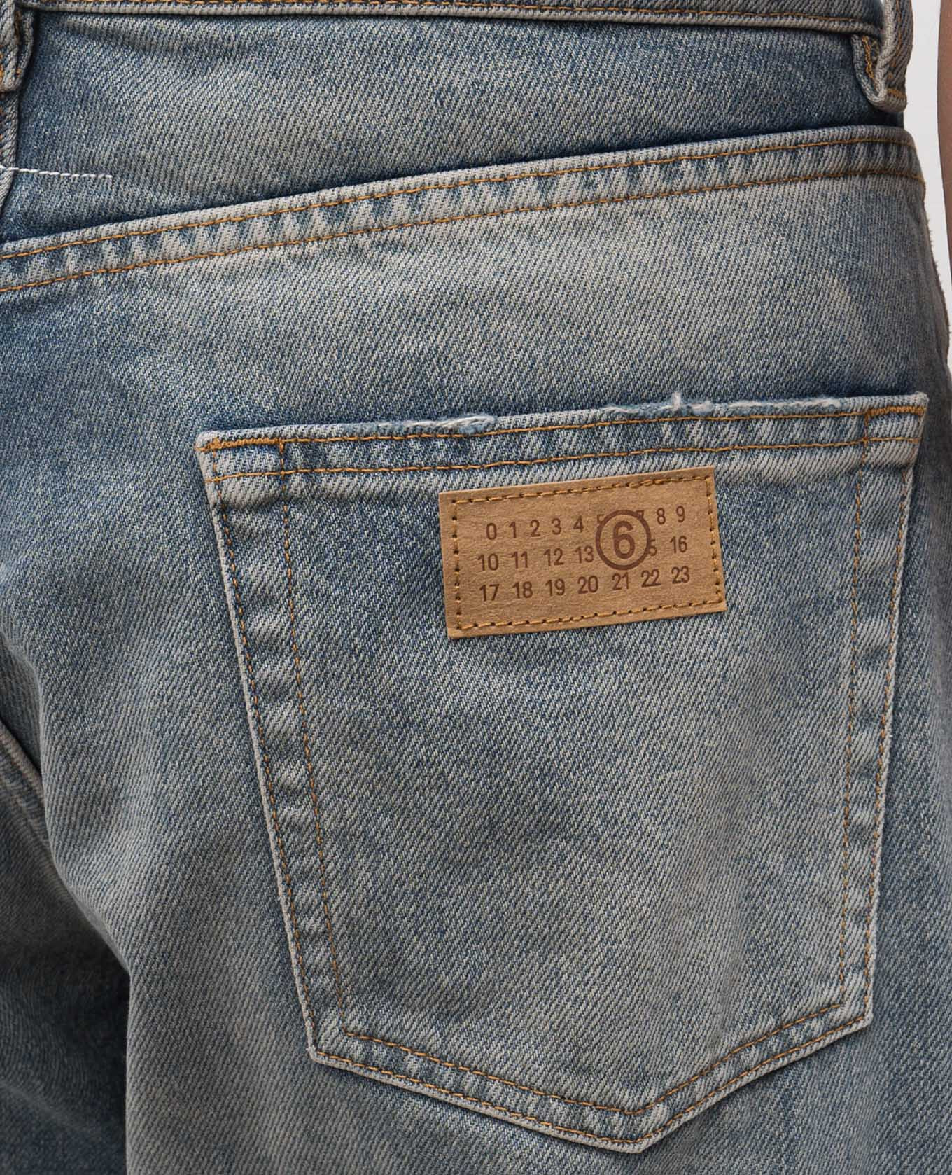 

Blue flared jeans with a worn effect Maison Margiela MM6