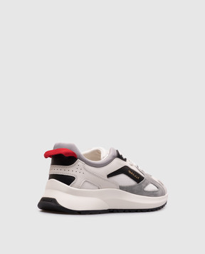 Bally Beige Damyen-T logo combination sneakers MSK0CHTE081