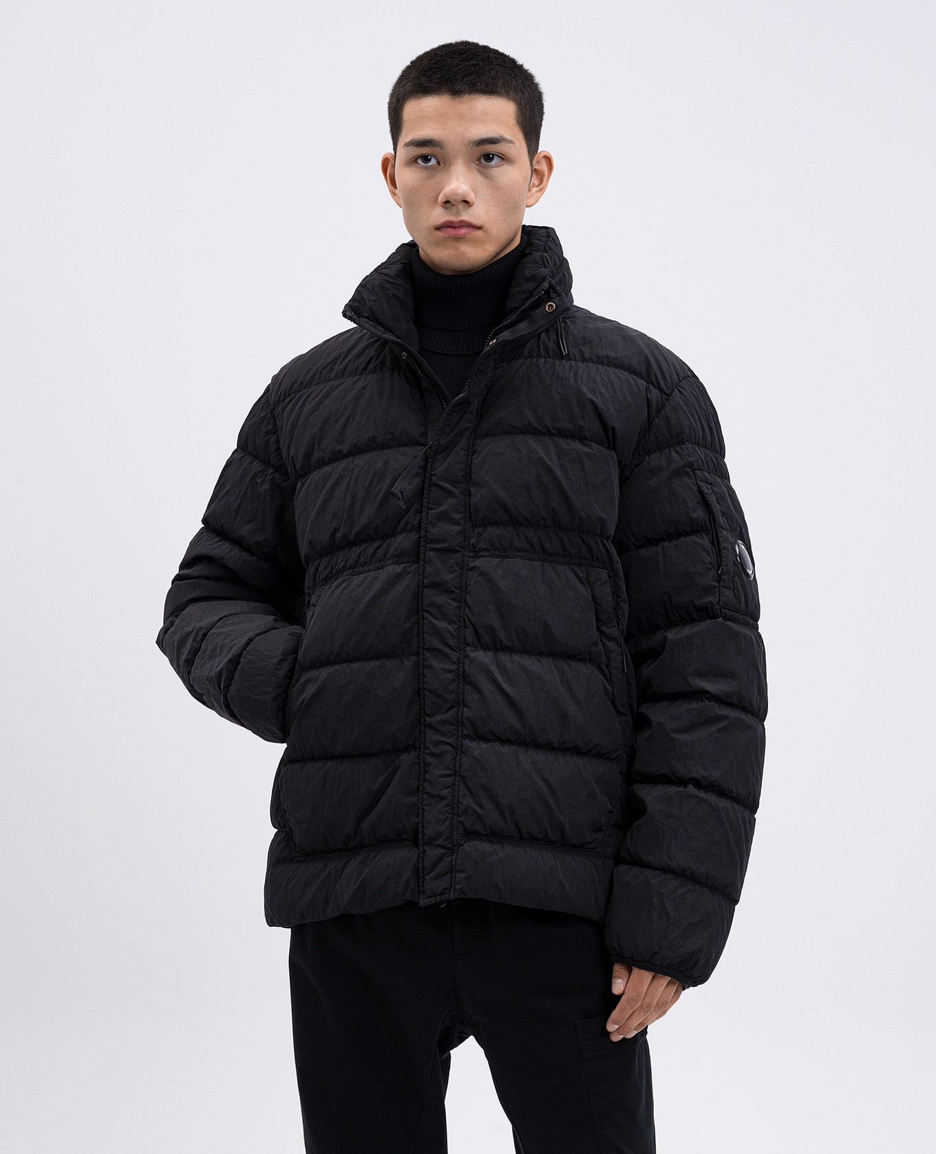 

Black Chrome-R down jacket C.P. Company
