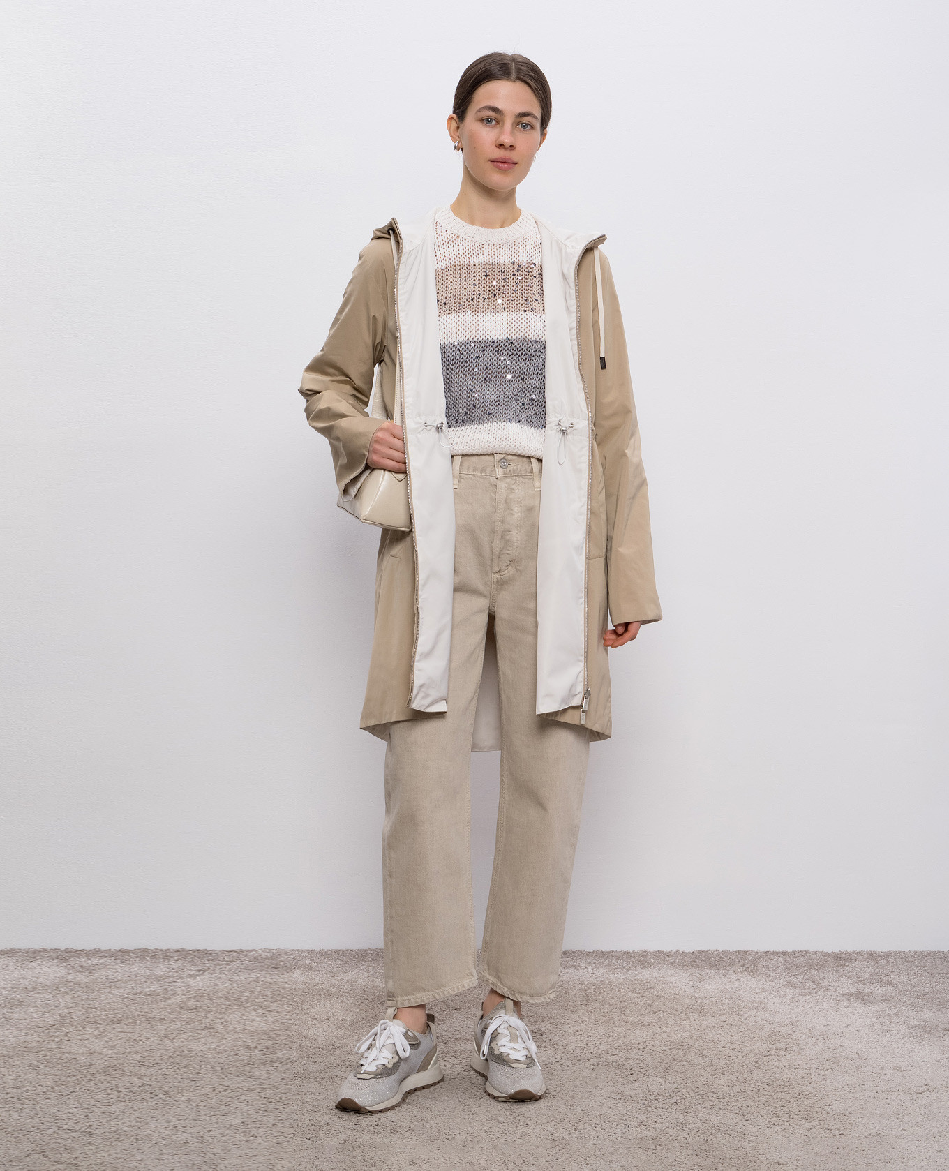 

Beige Dahila jeans with logo patch CITIZENS OF HUMANITY