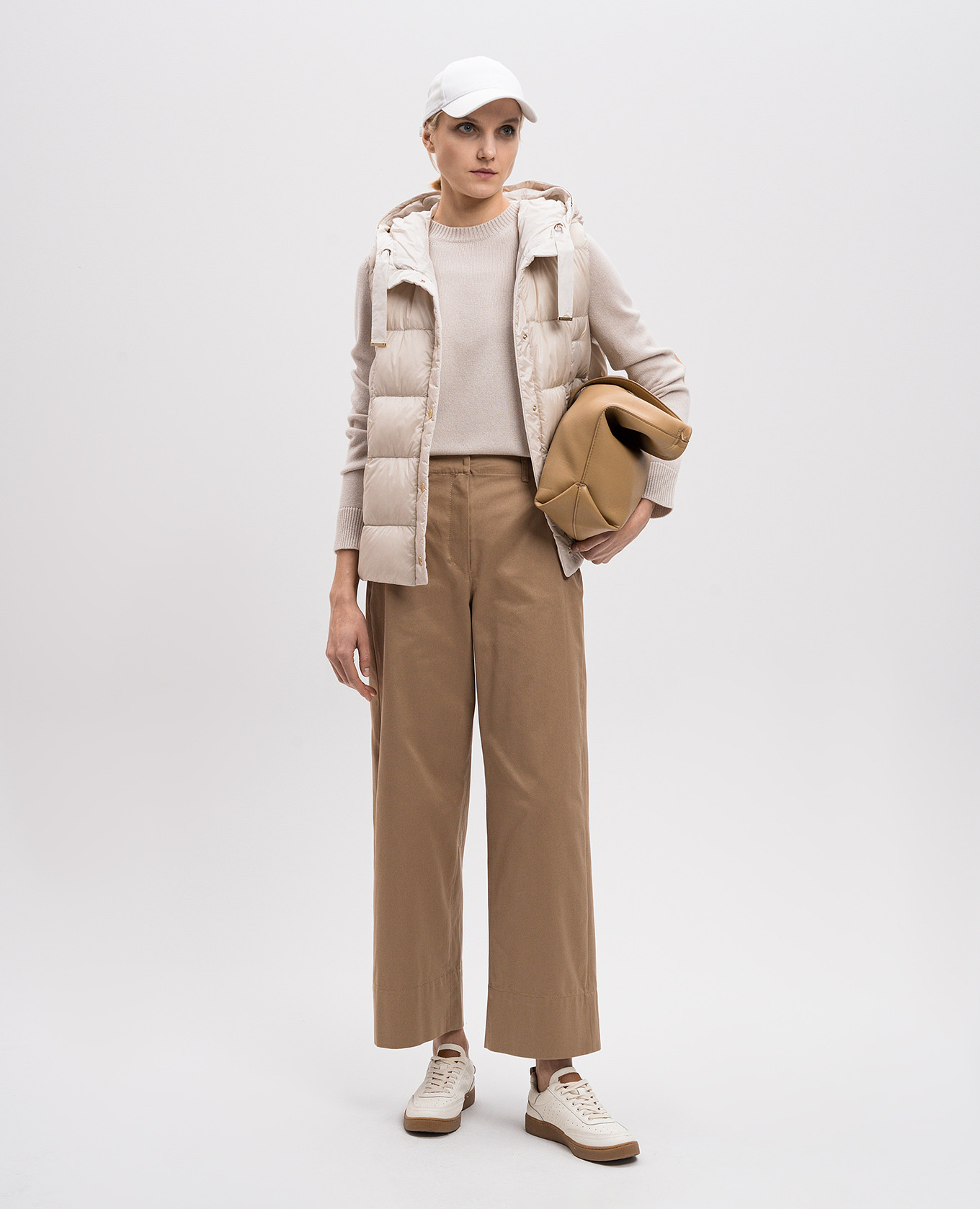 

Beige FEDORA sweater made of wool and cashmere Max Mara