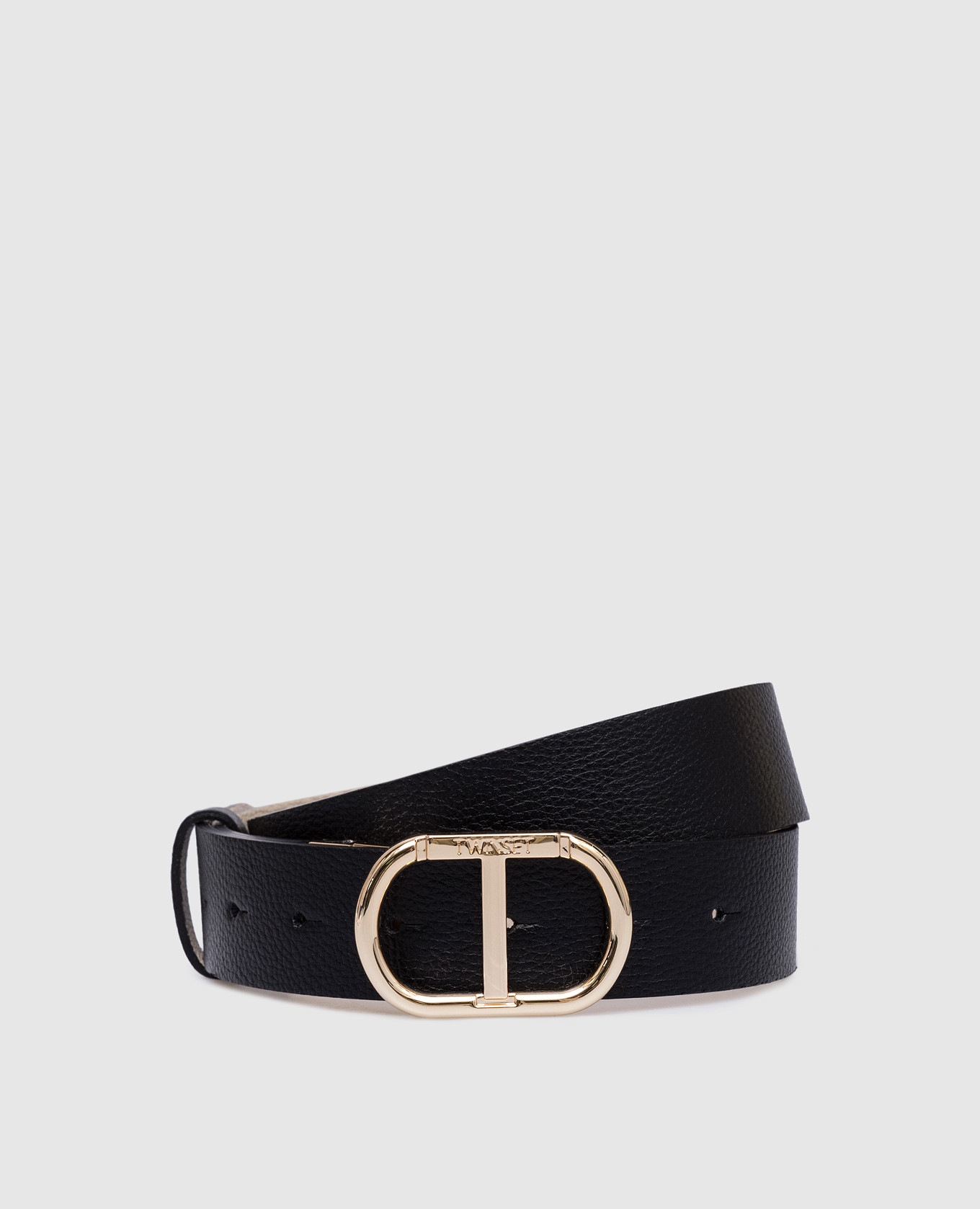 

Reversible belt with Oval T logo Twinset, White