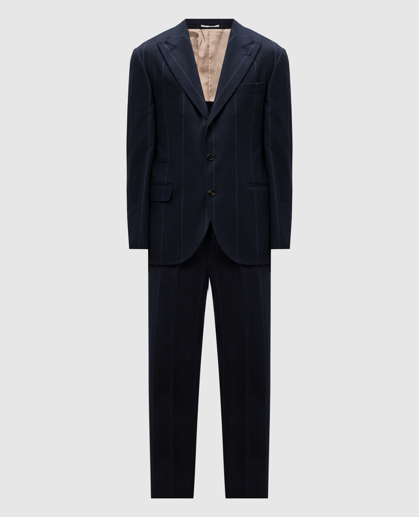 

Navy blue wool suit Brunello Cucinelli