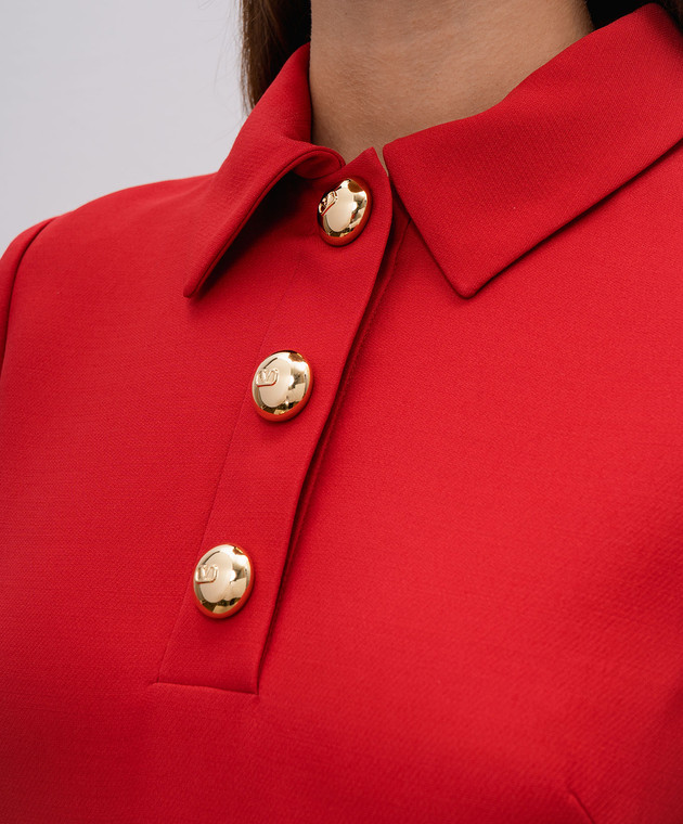 Valentino - Red dress made of wool and silk 5B3VA9D01CF - shop with European delivery at Symbol Valentino - Red dress made of wool and silk 5B3VA9D01CF - shop with European delivery at Symbol