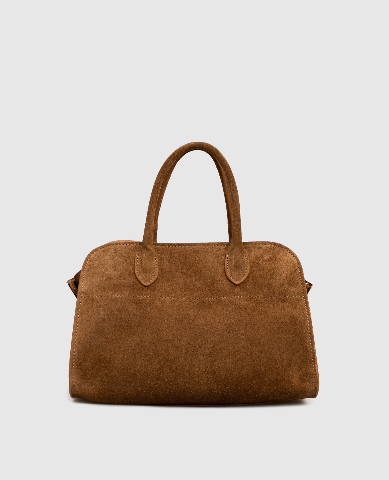 

Brown suede tote bag Babe Pay Pls