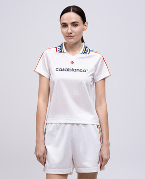 Casablanca White T-shirt with logo print WPS25JTP30201