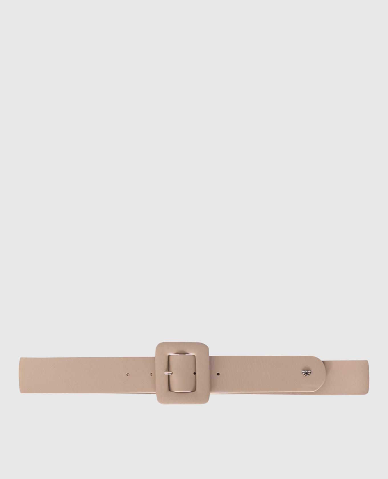 

BRIO beige leather belt with logo emblem Max Mara Weekend