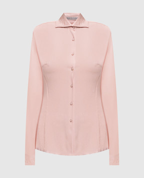 Ermanno Scervino Pink silk blouse D272K338HHP