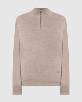 ISAIA Beige wool jumper MG8018YP005