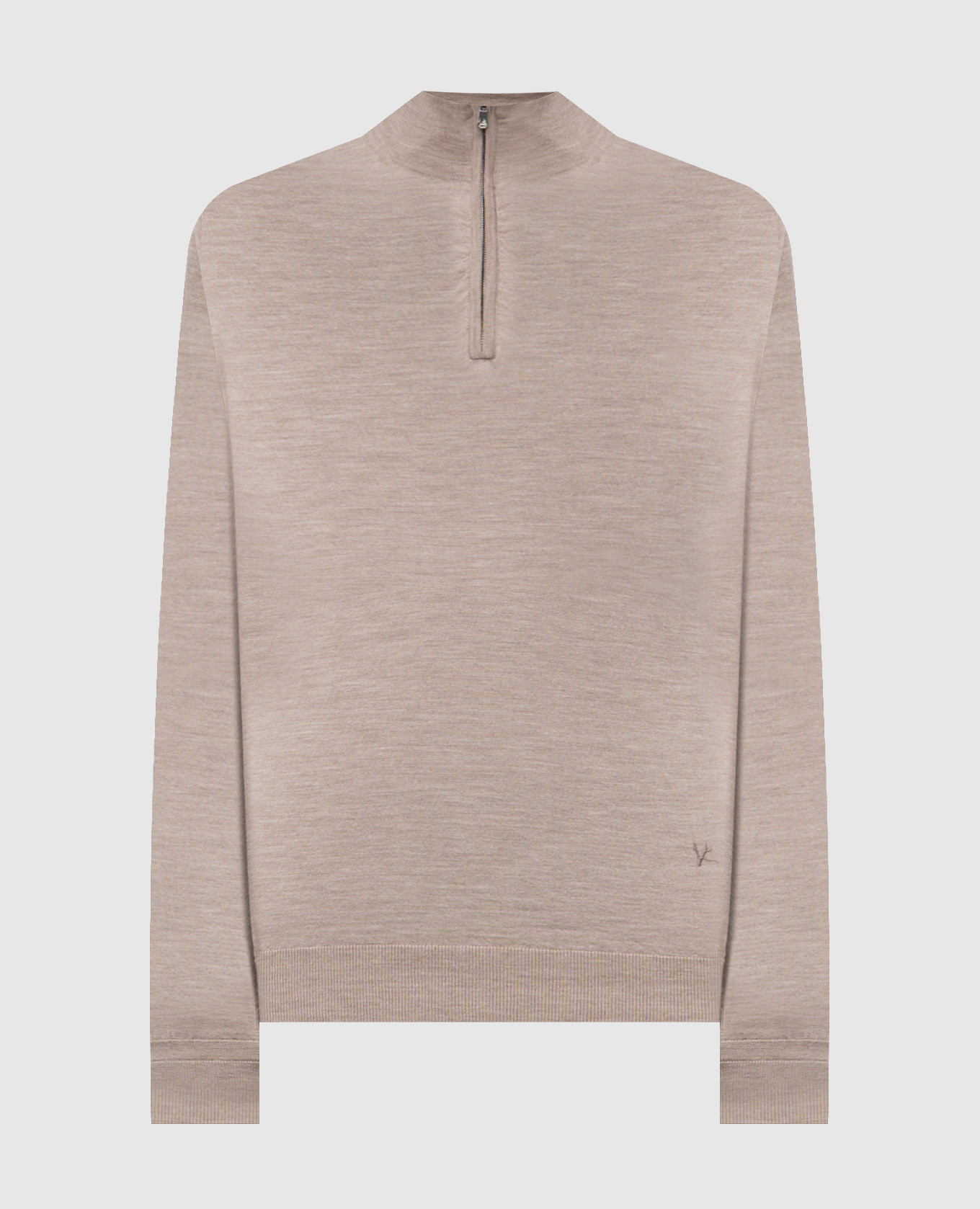 Beige wool jumper