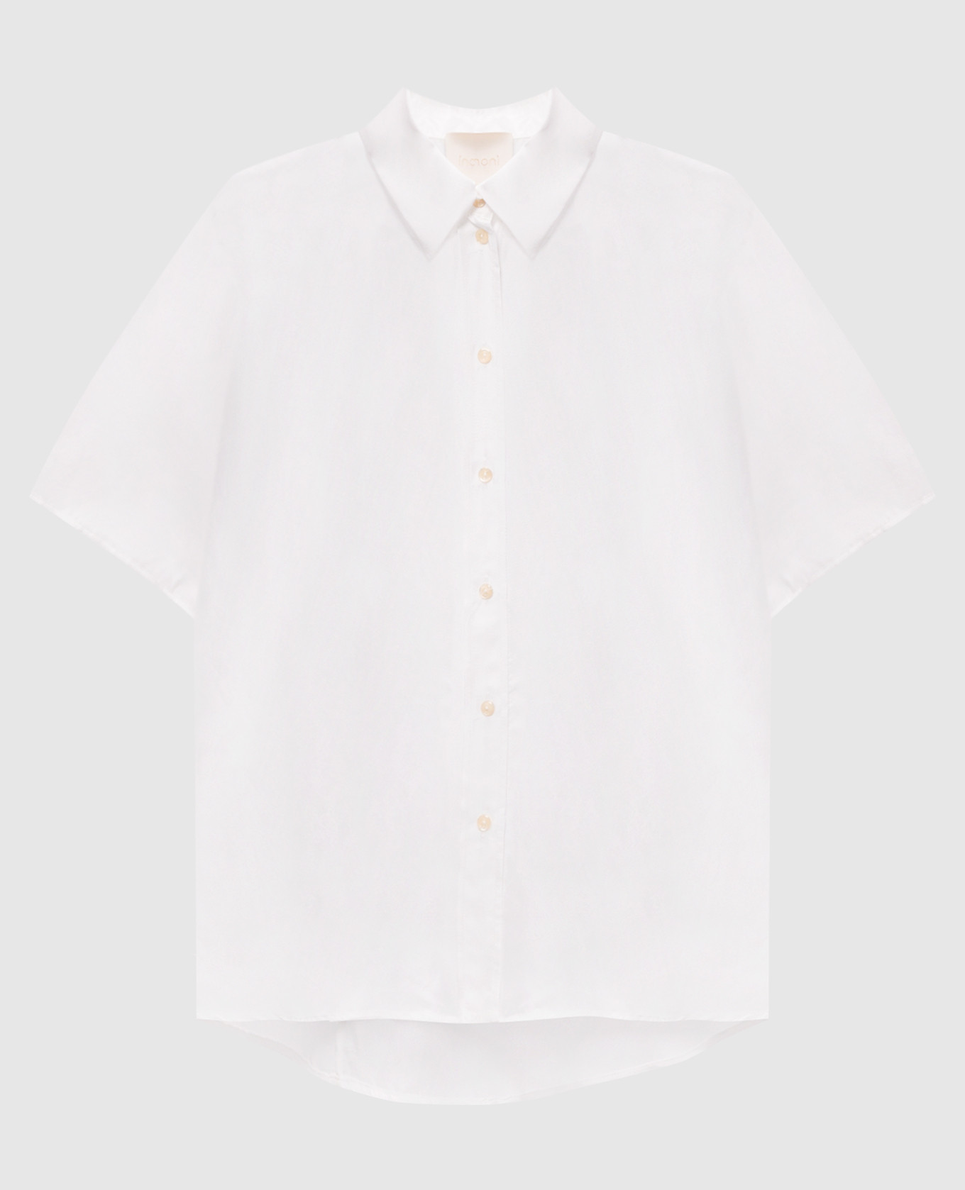 

BROOKLYN white silk blouse Momoni