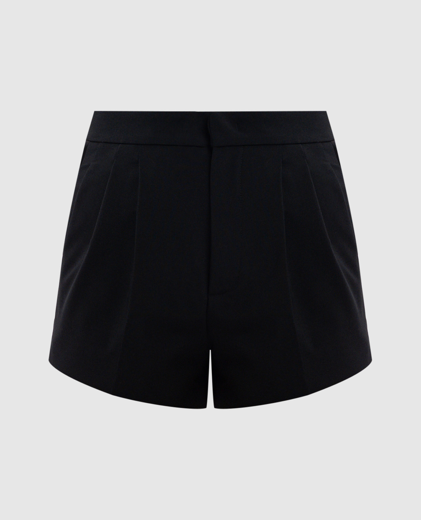 Sandy black shorts with wool dondup