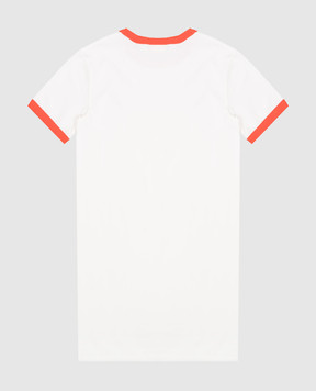 Off-White Children's white dress with logo embroidery OGDB066S25JER001