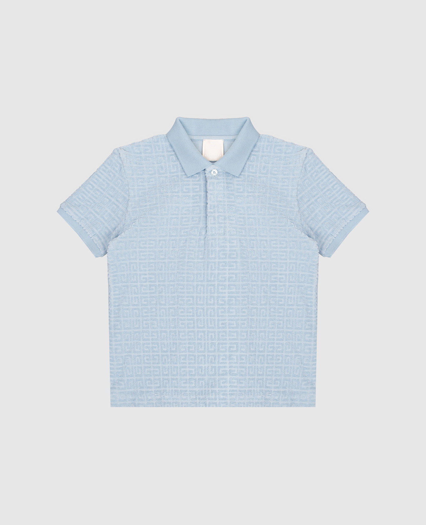 

Children's blue polo shirt with logo emblem pattern Givenchy, Light blue