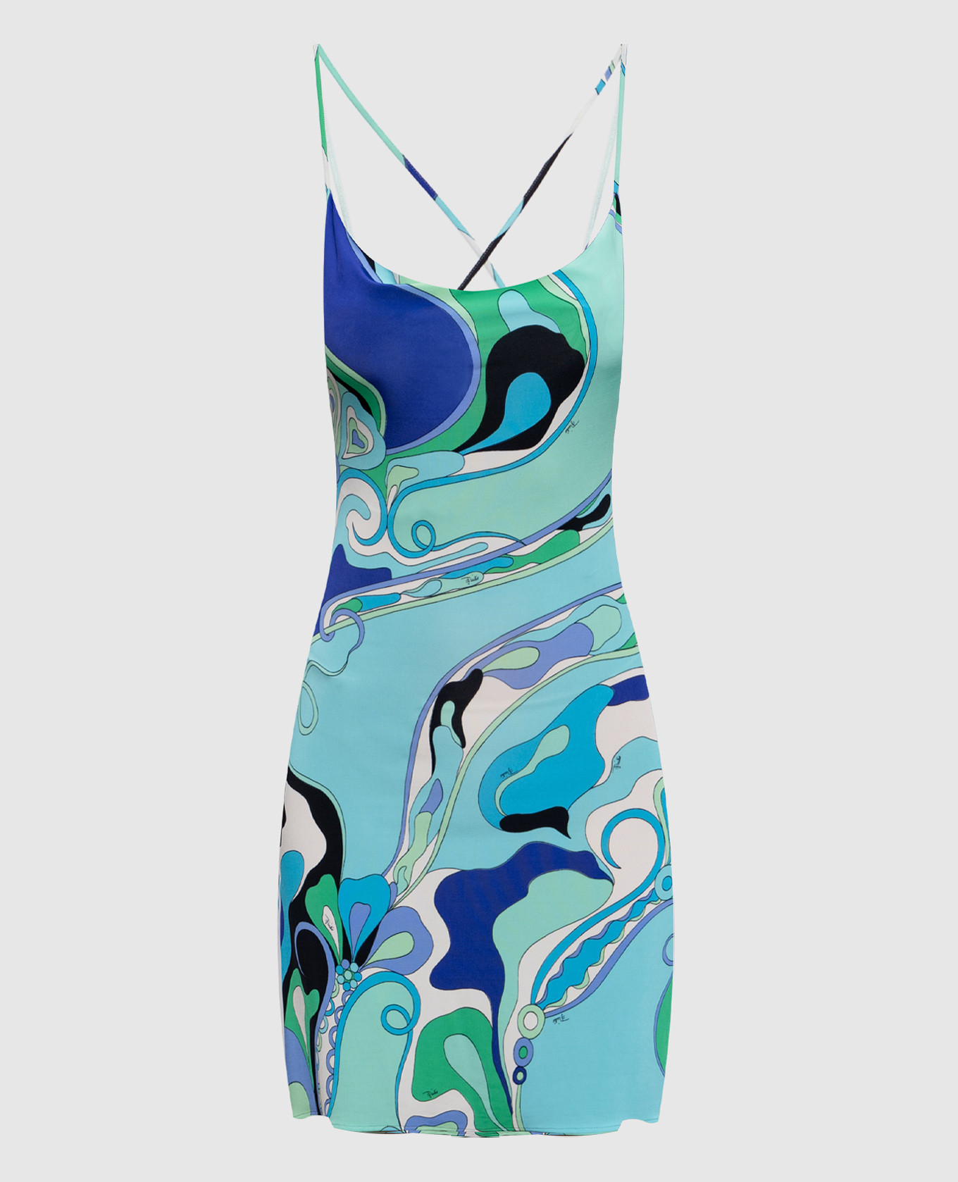 

Floral print mini dress PUCCI, White
