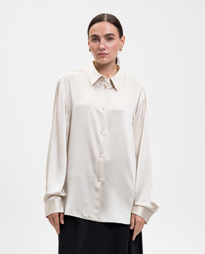 LISA YANG Beige silk blouse 2025201