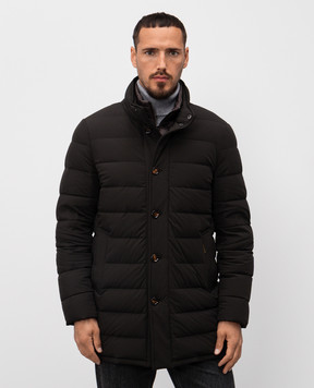MooRER Gray down jacket CALEGARI CALEGARIKN