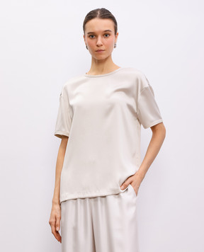 LISA YANG Beige silk blouse 2025204