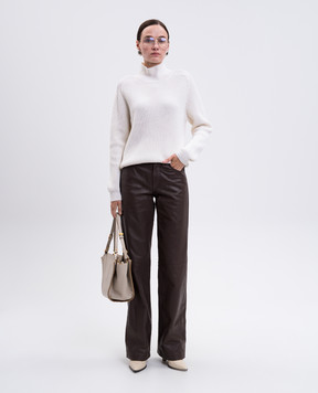 Dondup White wool and cashmere sweater DT399M00988D002