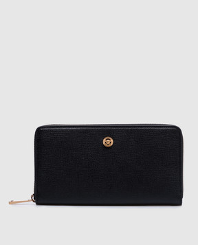 Versace Black Medusa Biggie leather wallet DPDI0561A10544