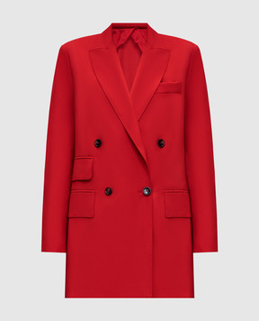 Max Mara Red NEBBIE double-breasted wool jacket NEBBIE