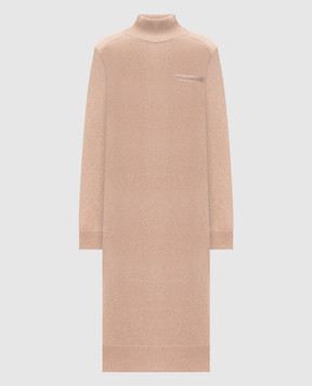 Peserico Beige wool, silk and cashmere dress S92270F079283D