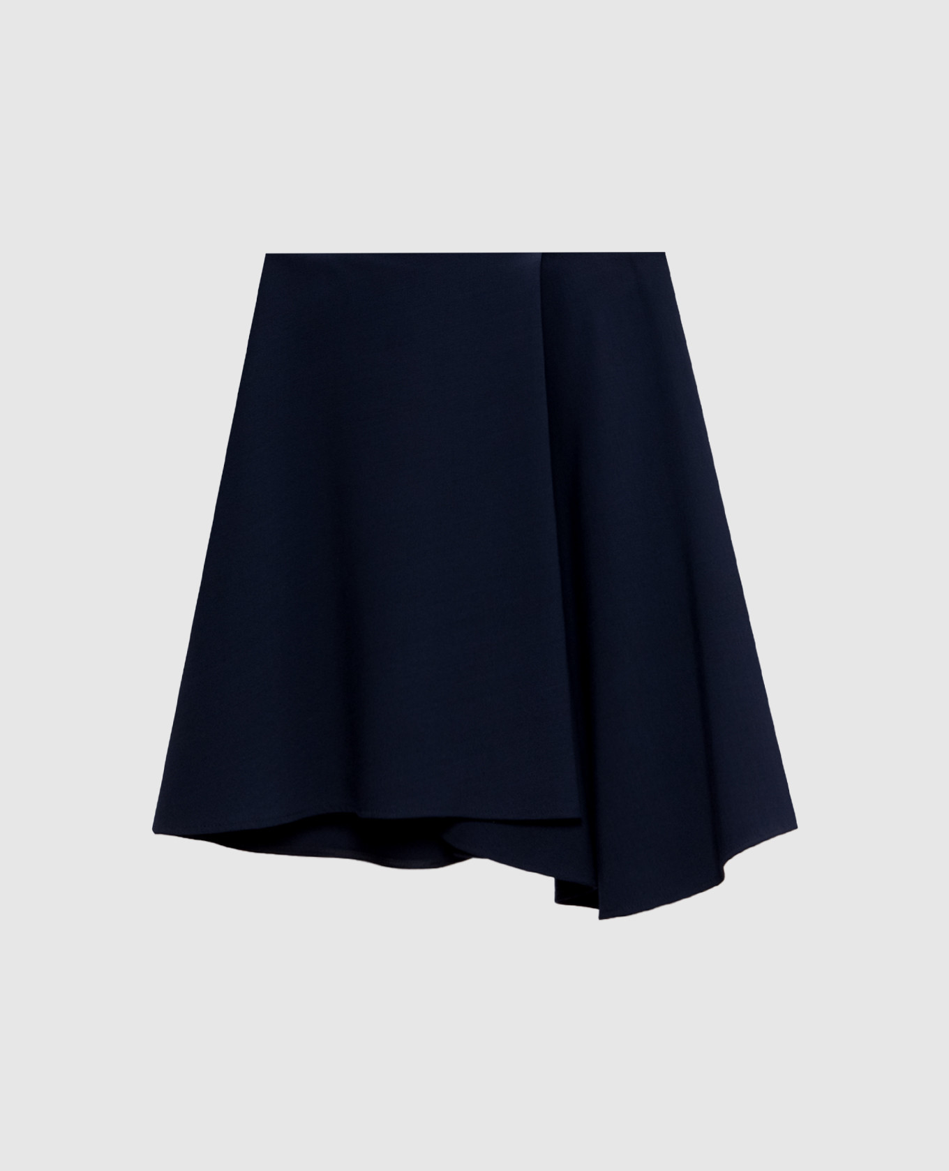 

Blue mini skirt with wool Brunello Cucinelli