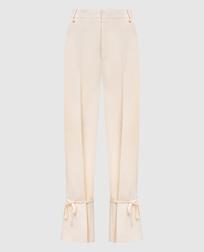Rokh Yellow flared pants R1CA105