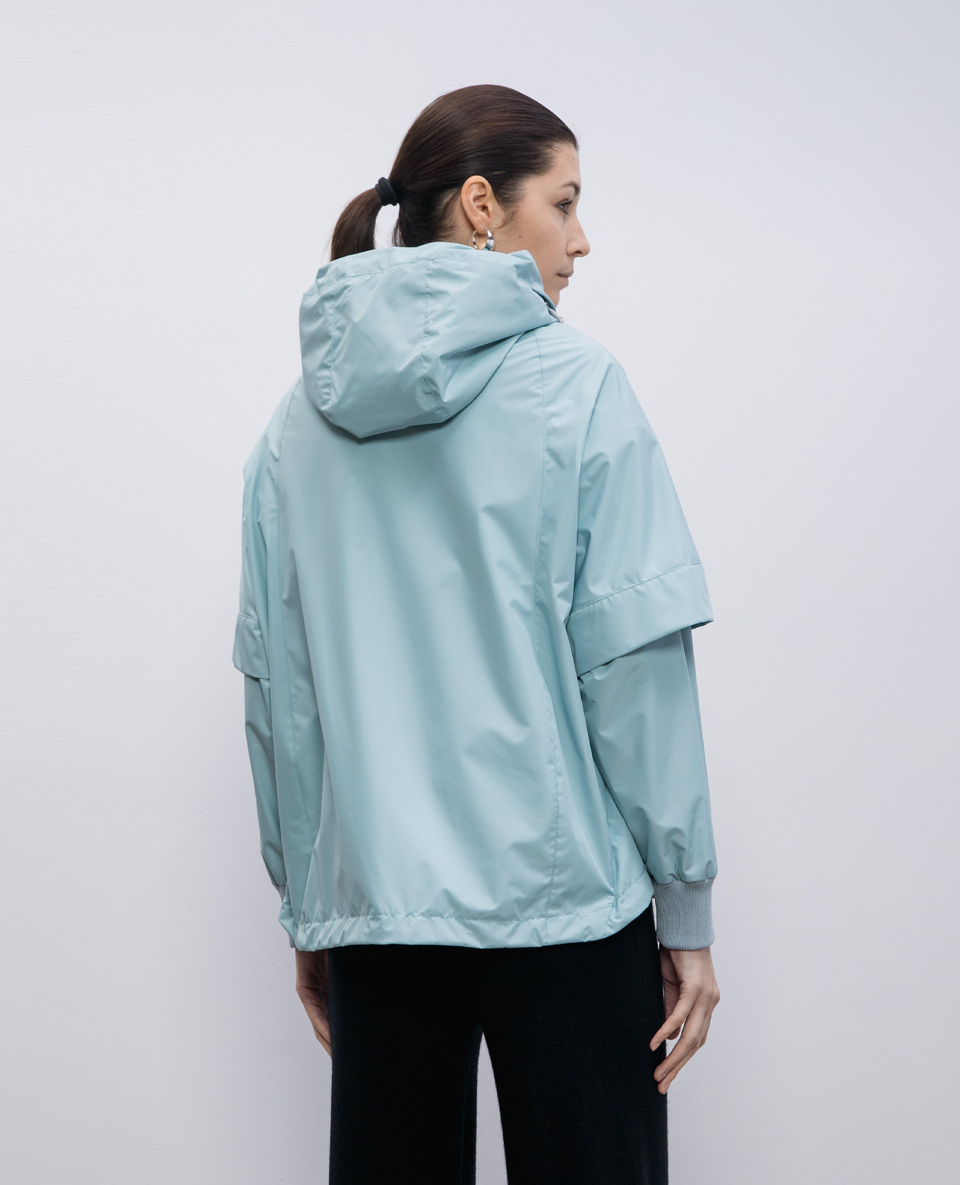 

TALITHA blue jacket with removable sleeves MooRER, Light blue