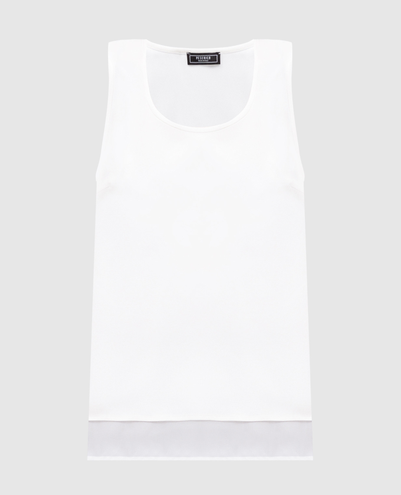 

Beige silk top Peserico