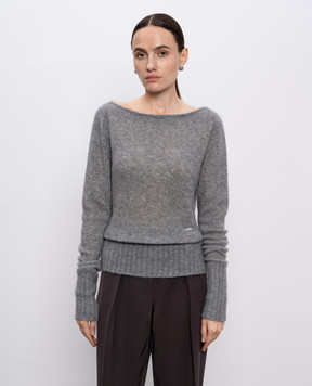 Tom Ford Gray cashmere and silk sweater MAK1380YAX921