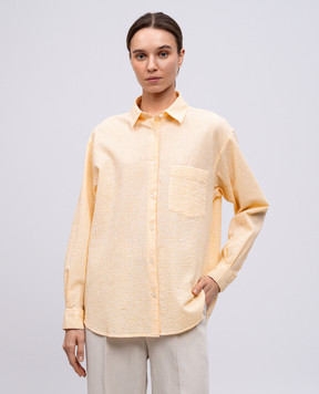 Woolrich Orange checkered shirt CFWWSI0213FRUT4070
