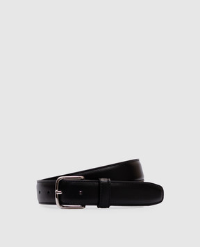The Row Black leather belt W1283L60
