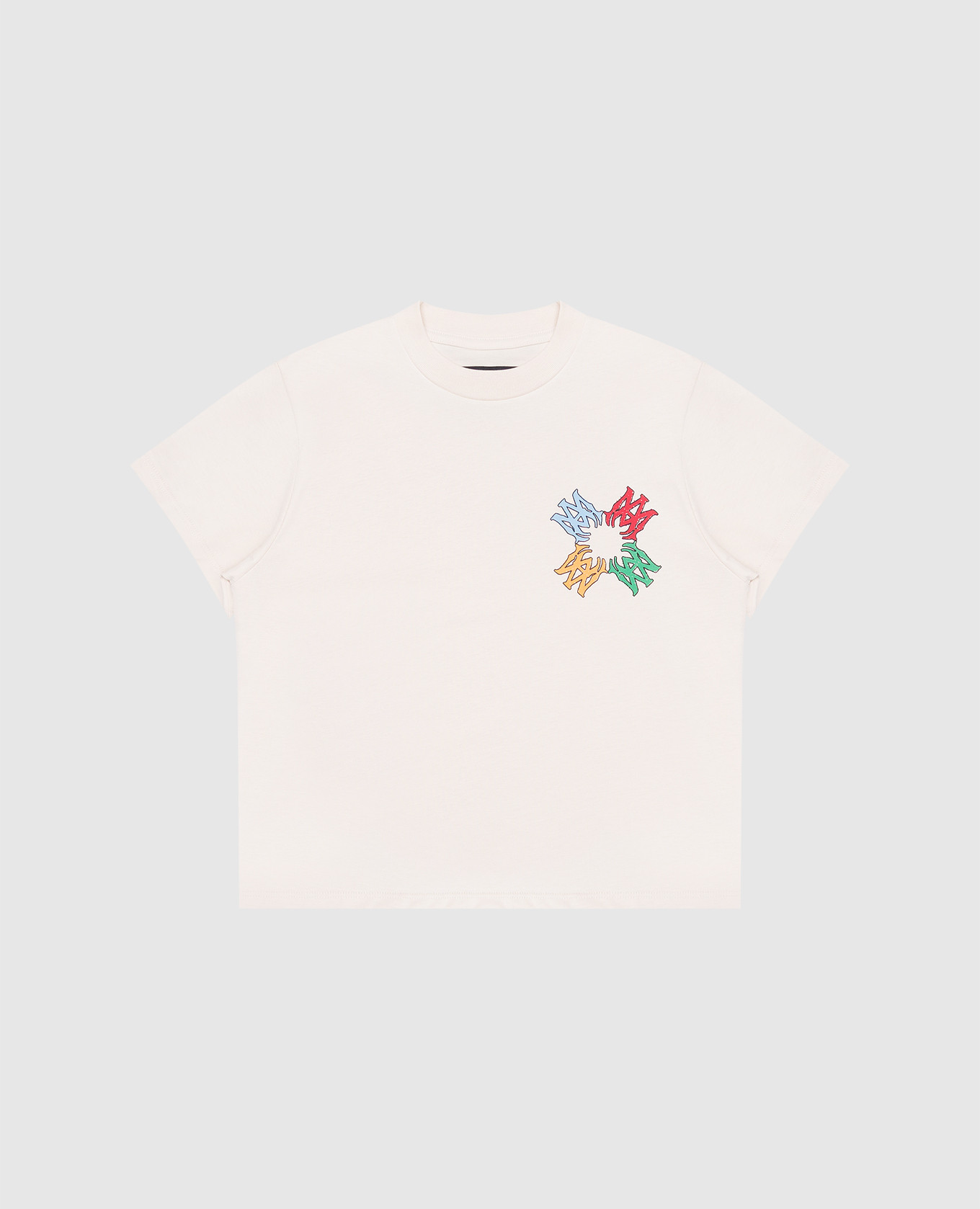 

Children's beige T-shirt MA QUAD SCRIBBLE AMIRI