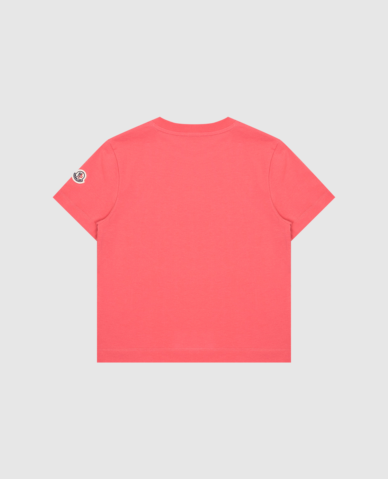 

Children's pink T-shirt with logo patch Moncler ENFANT
