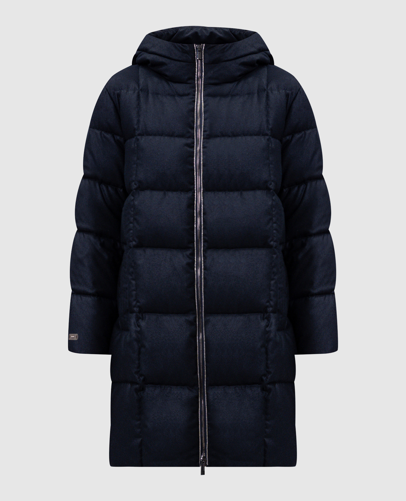 

Blue down jacket with monil chain Peserico