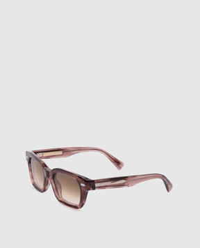 Brunello Cucinelli Jared burgundy sunglasses MOCSTEMS15
