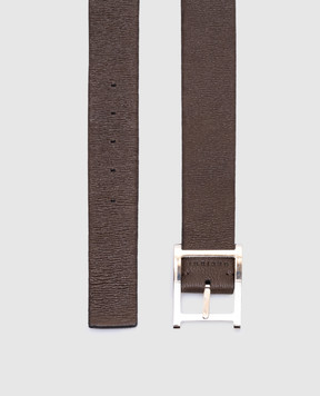 Orciani Double-sided leather belt with a reaper effect U08126CDTTB