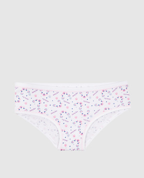 RiminiVeste Jadea children's white panties in My bear print 123